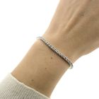 Image 9 of White gold tennis bracelet with diamond; 1.00 ct.