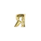Image 3 of Gold pendant of the letter R