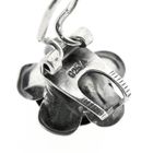 Image 6 of Silver rose clip-on earrings