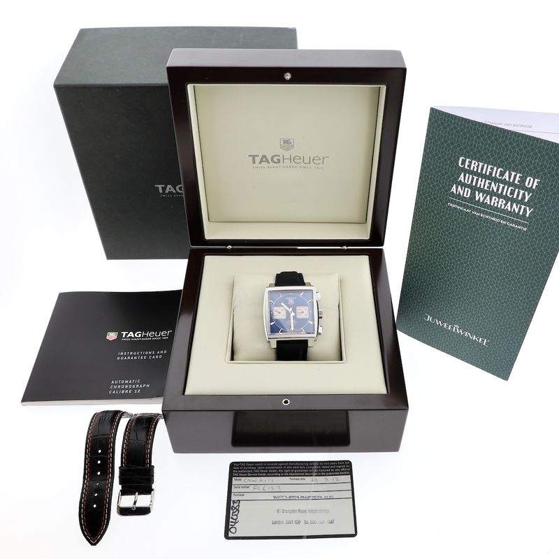 Image 11 of TAG Heuer Monaco CAW2111; Chronograph men's watch