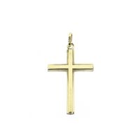 Gold pendant of a cross