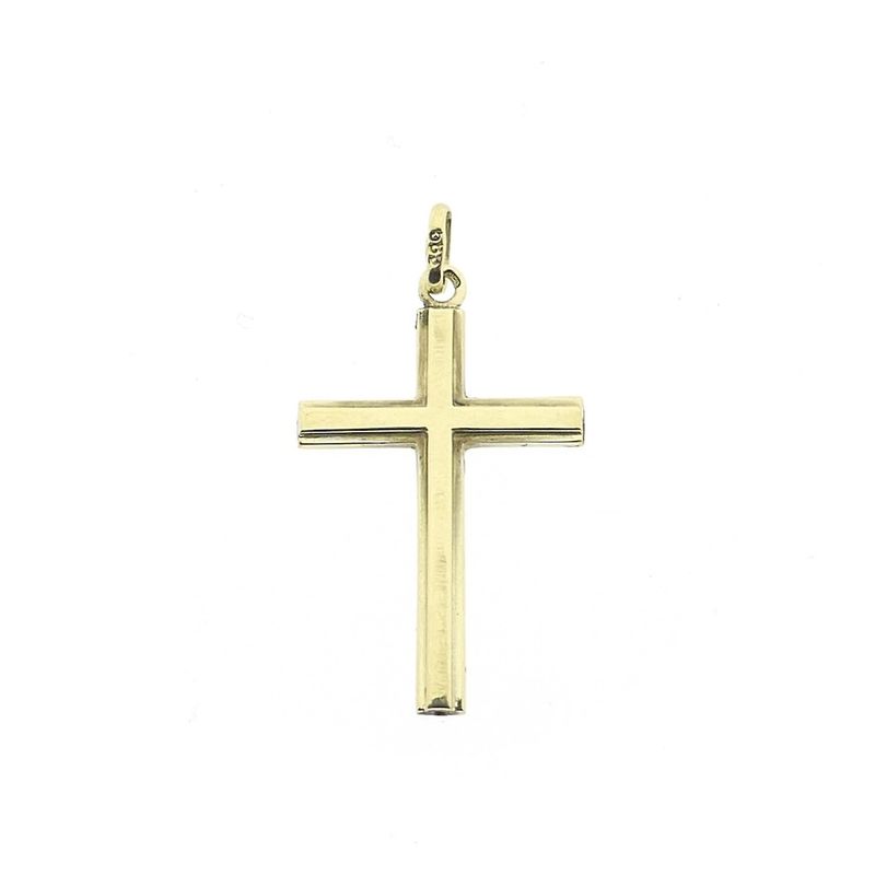 Image 1 of Gold pendant of a cross