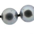 Image 6 of Tahitian pearl necklace with white gold clasp | 46 cm