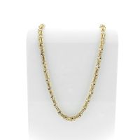 Two-tone gold magnum link chain