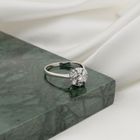 Image 2 of White gold cocktail ring with diamond | 0.47 ct.