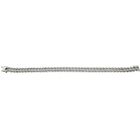 Image 7 of White gold French gourmet link bracelet
