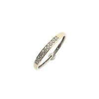 Gold ring/sliding ring with diamond | 0.045 ct.