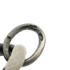 Image 6 of Silver robust gourmet link bracelet with engraving plate | 22 cm