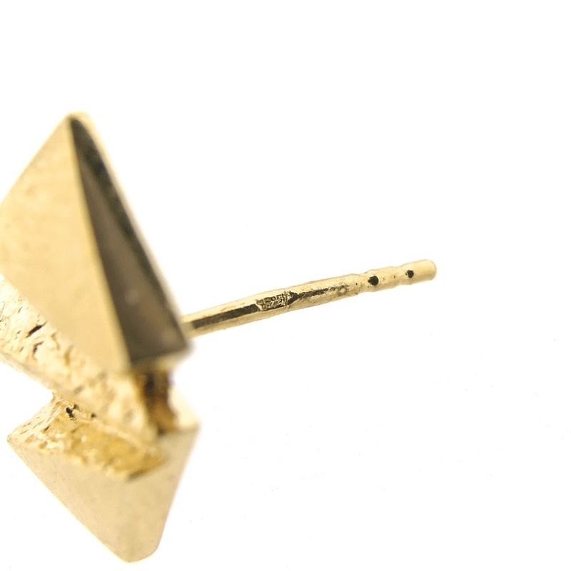 Image 7 of Gold stud earrings | Riitta Hakala
