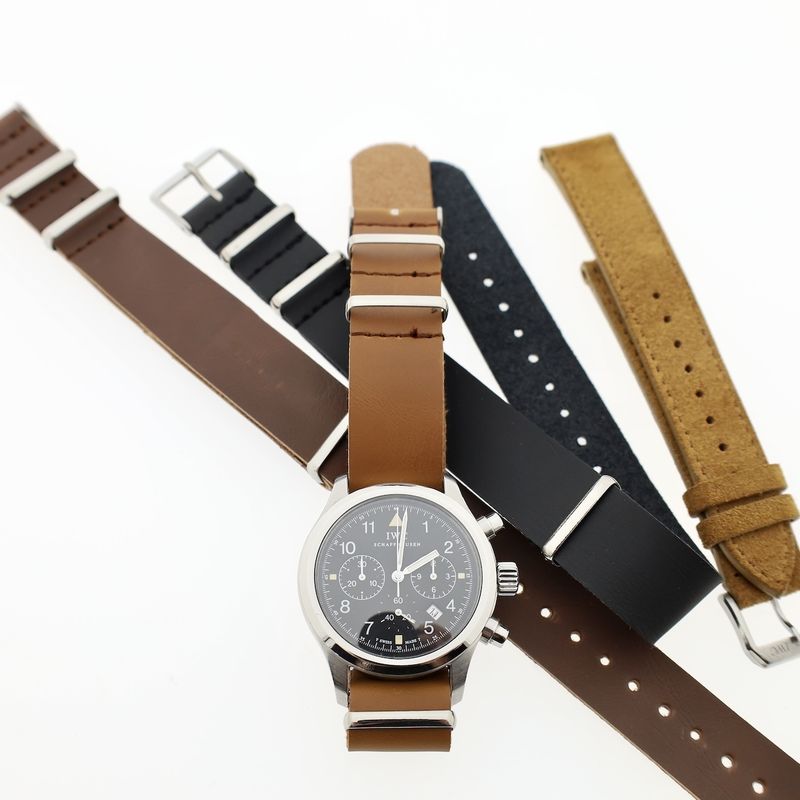 Image 9 of IWC Pilot Chronograph IW3741; Chronograph watch