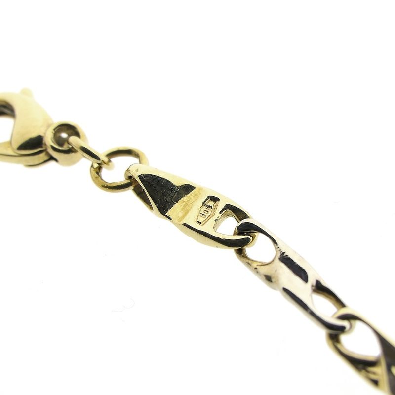 Image 6 of Two-tone gold infinity link chain