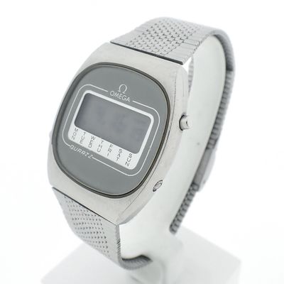 Omega Quartz Digital; Vintage LCD watch Image 2 of Omega Quartz Digital; Vintage LCD watch
