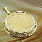 Image 5 of Gold pendant of 10 guilder coin Queen Wilhelmina 1925