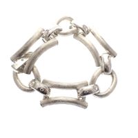 Heavy silver ladies bracelet