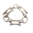 Image 1 of Heavy silver ladies bracelet