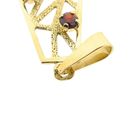 Image 4 of Vintage gold pendant with garnet