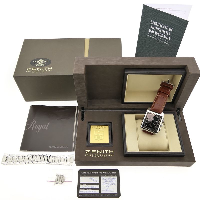 Image 4 of Zenith El Primero 'Port Royal' 03.0550.400; Chronograph men's watch