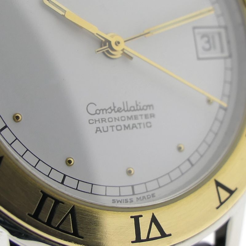 Image 8 of Omega Constellation Chronometer Automatic; Vintage goud/stalen horloge