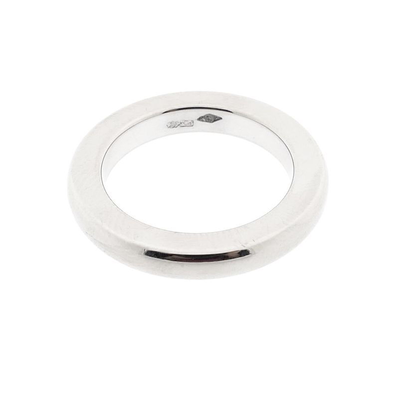 Image 6 of White gold ring with diamonds; 0.08 ct.