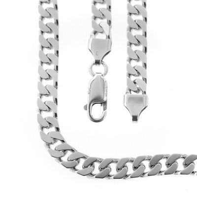 Image 1 of Silver robust gourmet link chain | 53.5 cm