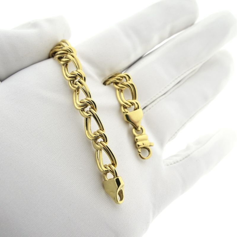 Image 9 of Gold flat Prince of Wales bracelet