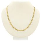 Image 1 of 18K Gold Figaro Link Chain | 63 cm