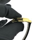 Image 5 of Movado Museum Classic; Gold-plated women's watch with green 'Mother of Pearl' dial; 0607633