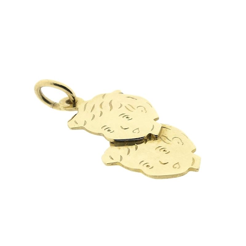 Image 3 of Gold pendant; Gemini