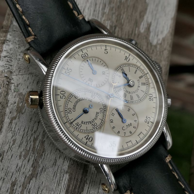 Image 26 of Chronoswiss Rattrapante Chronograph CH7323; Automatic men's watch with double chronograph