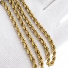 Image 7 of Twisted Gold Chain Necklace | 46 cm