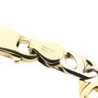 Image 5 of Bicolor Gold Falcon Eye Link Bracelet; Midas; 14 Karat; 19.5 cm