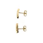 Image 6 of Gold stud earrings with zirconia