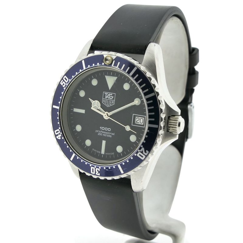 Image 2 of TAG Heuer Professional 1000 Quartz 980.013B; Vintage men's watch