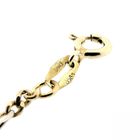 Image 9 of Two-tone gold Figaro link chain