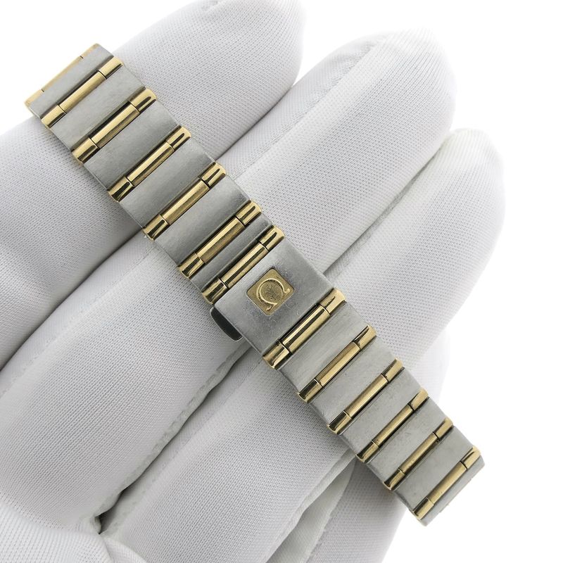 Image 9 of Omega Constellation 'Full Bar' 795.1203; Gold/steel women's watch with diamonds