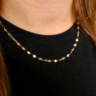 Image 8 of Gold Fantasy Link Necklace; 22 Karat; 45 cm