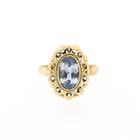 Afbeelding 6 van Gouden ring met aquamarijn