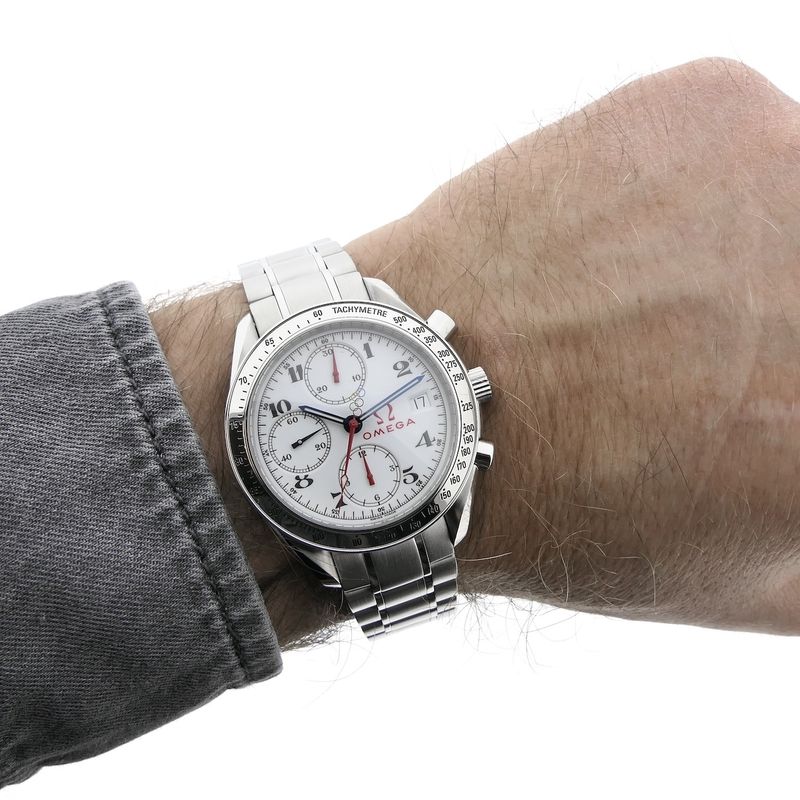 Image 11 of Omega Speedmaster Date 'Olympic' 3513.20.00; Chronograph men's watch