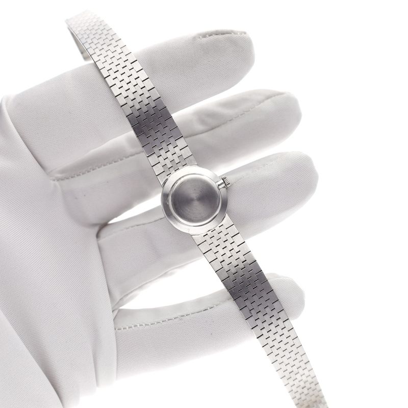 Image 14 of Chopard Geneva Cocktail Watch; Vintage 18k white gold women's watch with a Lapis Lazuli dial