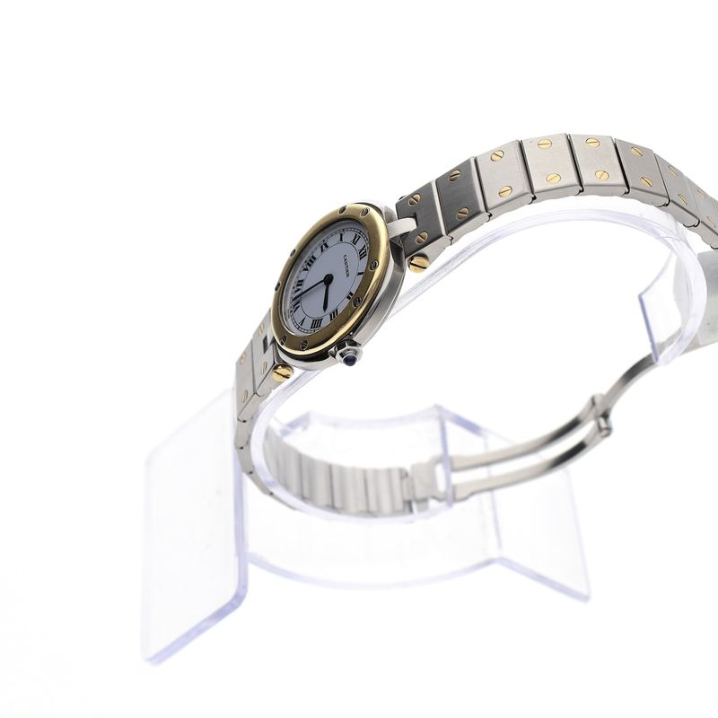 Image 8 of Cartier Santos Vendôme Ronde 8191; 18k gold/steel women's watch