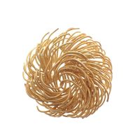 Vintage gold fantasy brooch