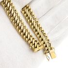 Image 9 of Gold French Gourmet Link Bracelet; 14 Carat; 19.5 cm