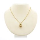 Image 3 of Gold pendant with carnelian