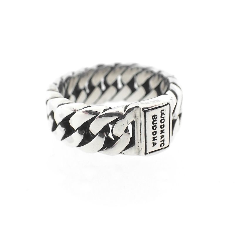 Image 3 of Silver Buddha to Buddha ring chain small