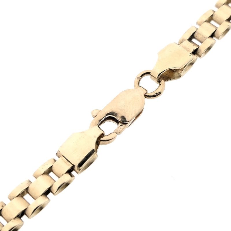 Image 4 of Gold bismark link necklace