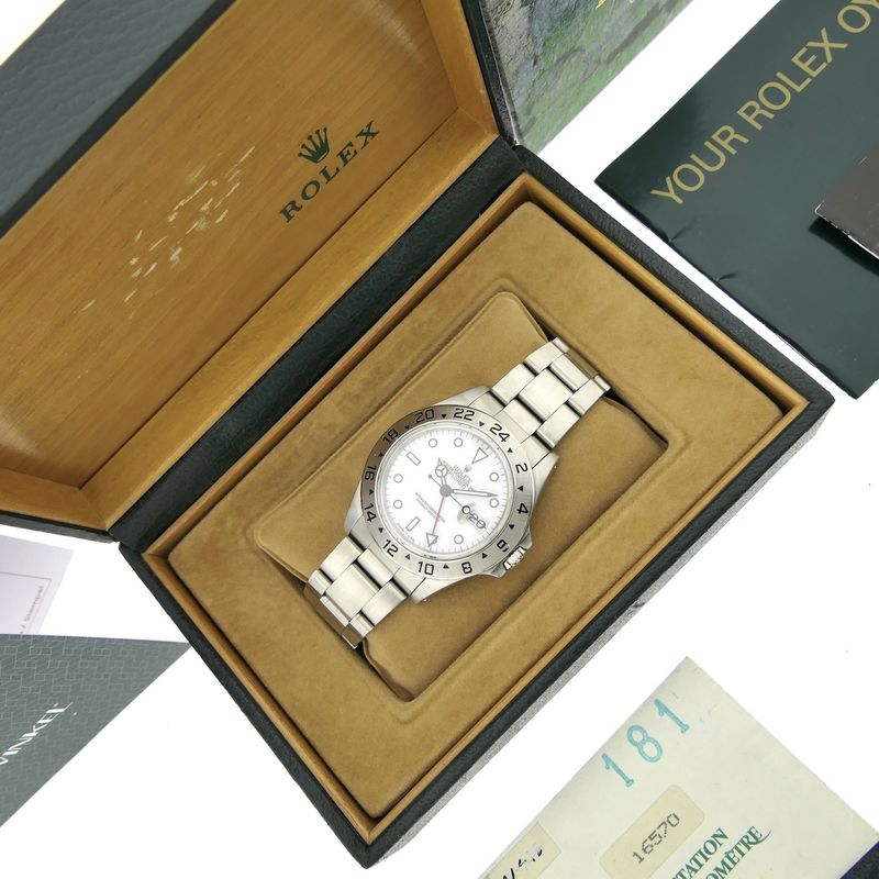 Image 18 of Rolex Explorer II 'Polar' 16570; Automatic men's watch