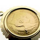 Image 6 of Gold pendant of gold fiver; Queen Wilhelmina 1912