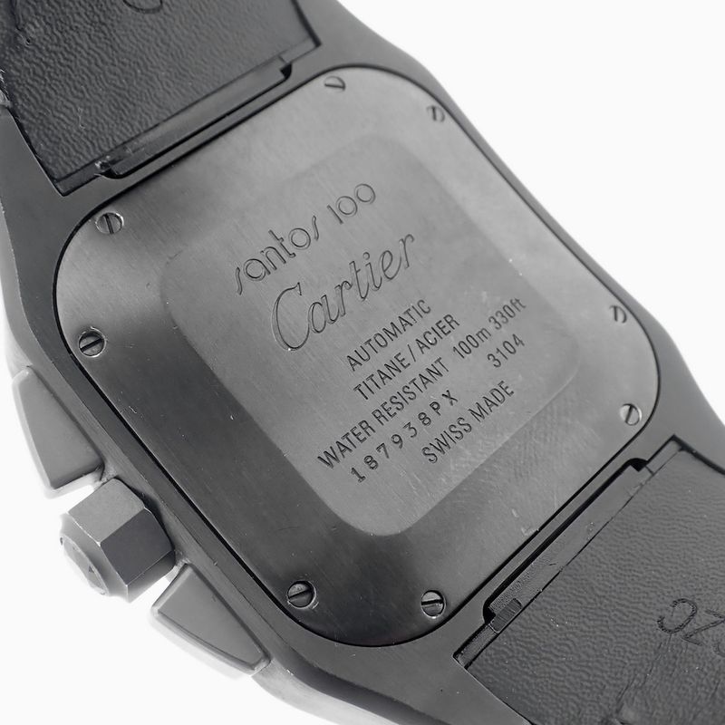 Image 6 of Cartier Santos 100 XL Chronograph; Automatic watch