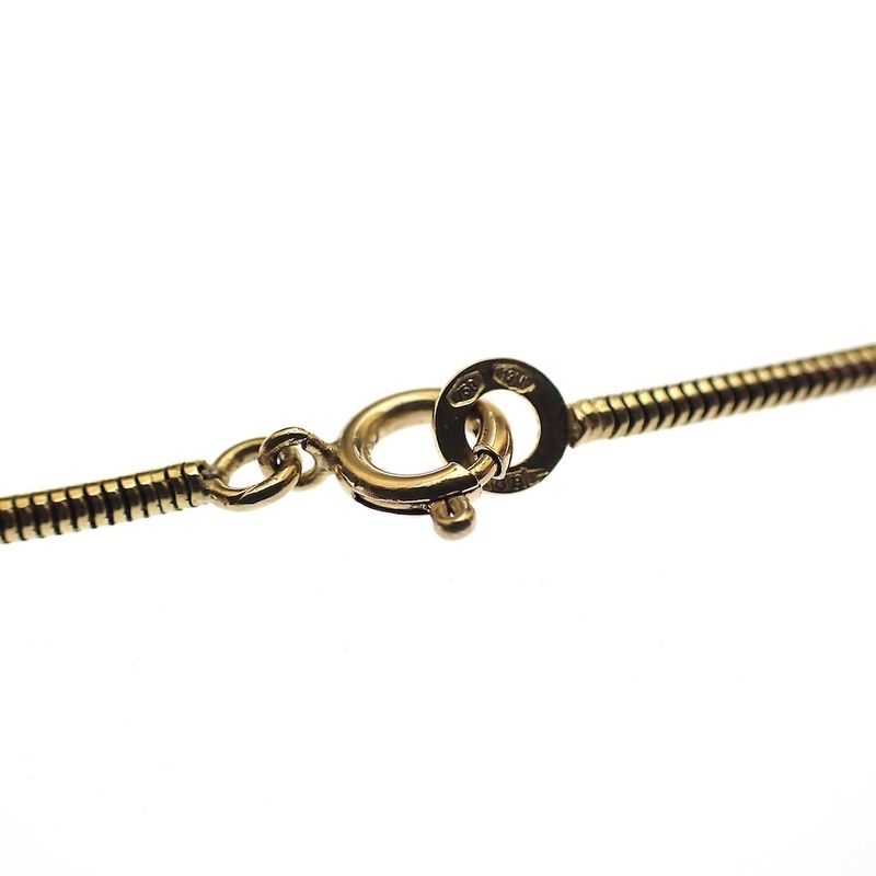 Image 4 of 18 carat snake link chain | 50 cm