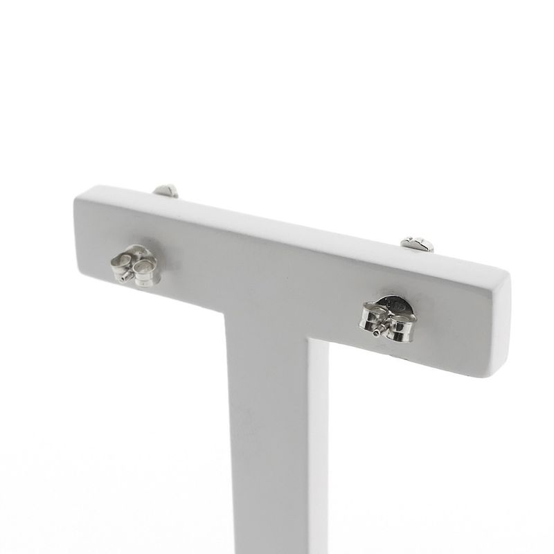 Image 3 of Silver snake stud earrings